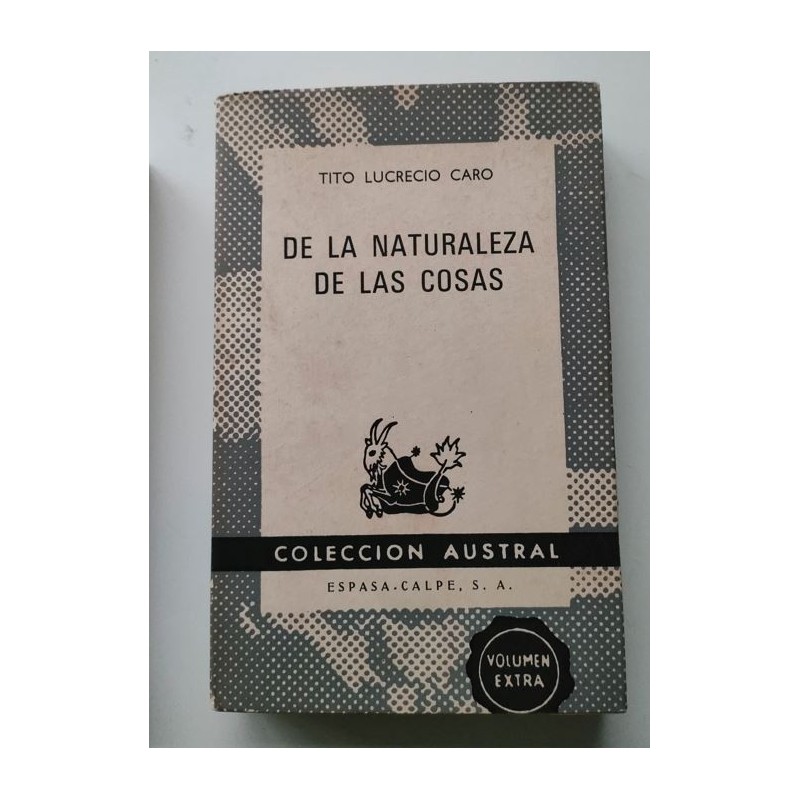 De la naturaleza de las cosas