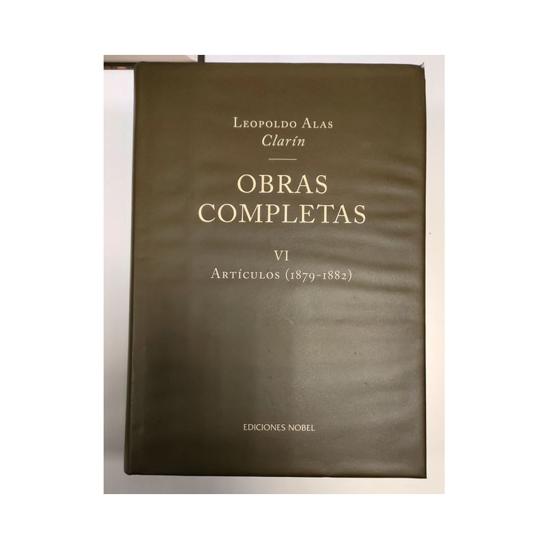 Obras completas VI -Artículos 1879-1882-