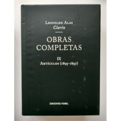 Obras completas IX -Artículos 1895-1897-