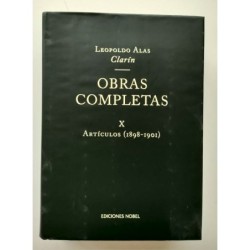 Obras completas X -Artículos 1898-1901-
