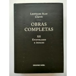 Obras completas XII -Epistolario e índices-