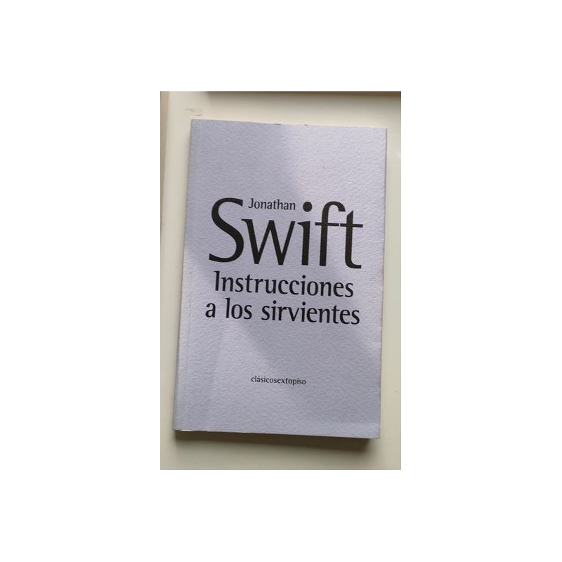 Instrucciones a los sirvientes