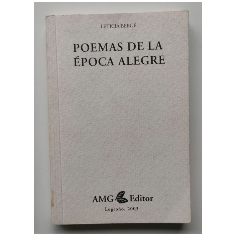 Poemas de la época alegre