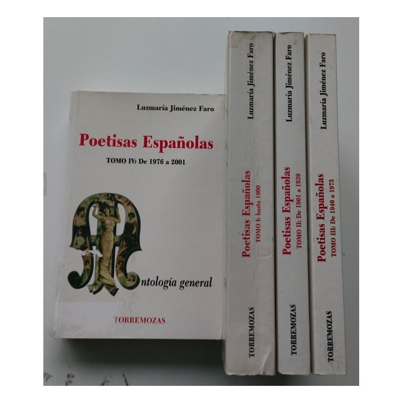 Poetisas españolas -Completa  4 tomos-