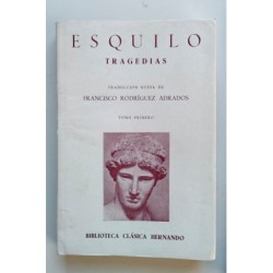 Tragedias -tomo I-