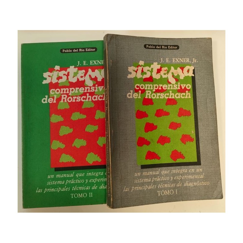 Sistema comprensivo del Rorschach -2 tomos-