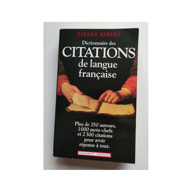 Dictionaire des citations de langue française