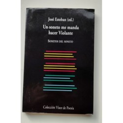 Un soneto me manda hacer Violante