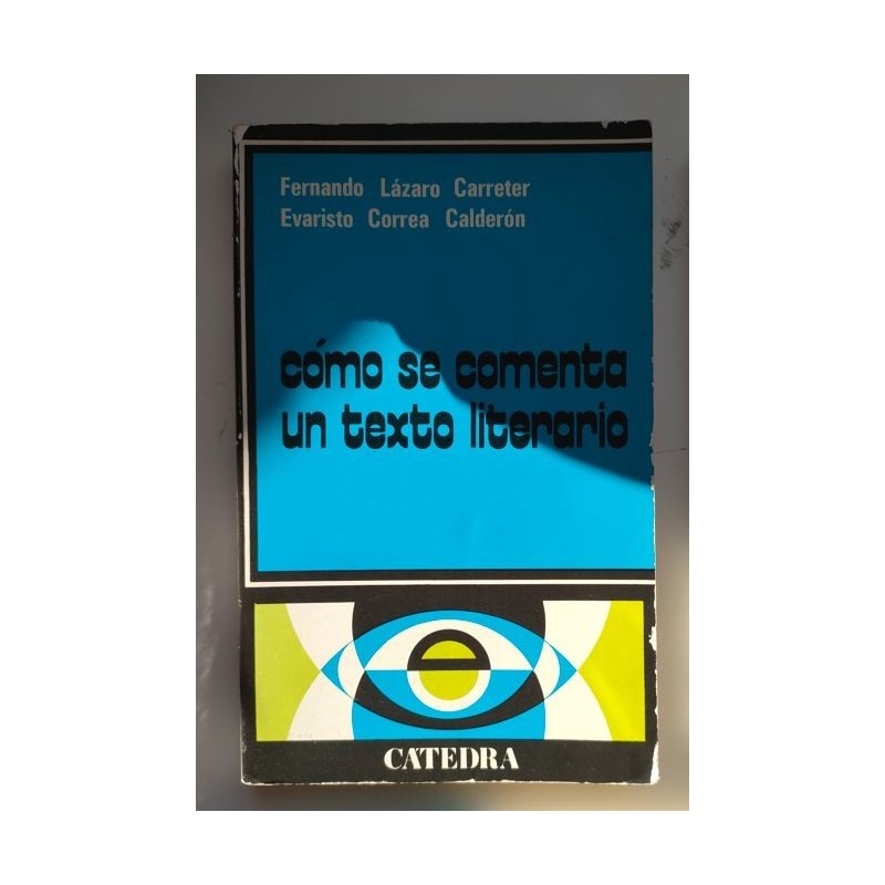 Cómo se comenta un texto literario