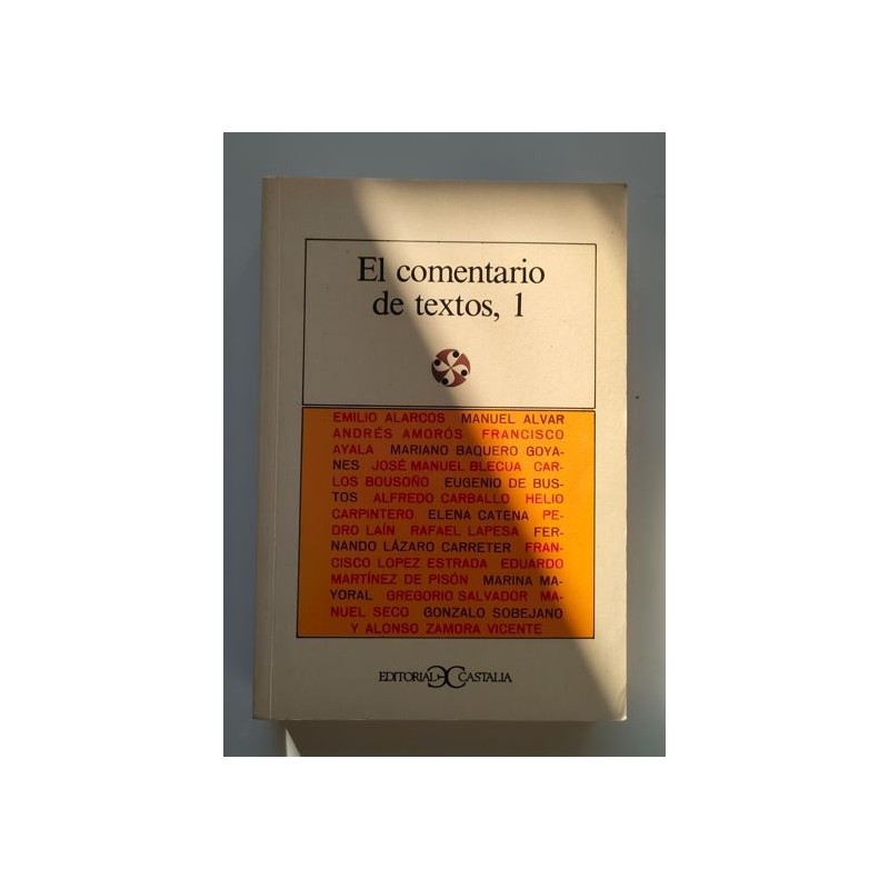 El comentario de textos -1-
