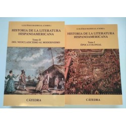 Historia de la literatura hispanoamericana -2 tomos-