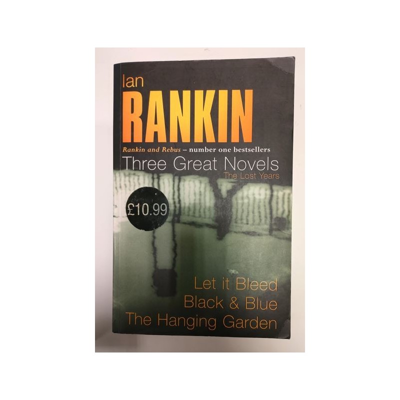 Three great novels. Let it be, Black and blue, The hanging garden