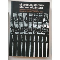 El artículo literario. Manuel Alcántara