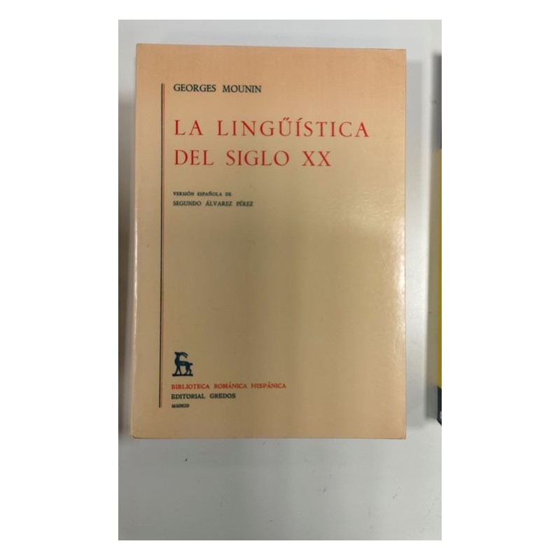 La lingüística del siglo XX