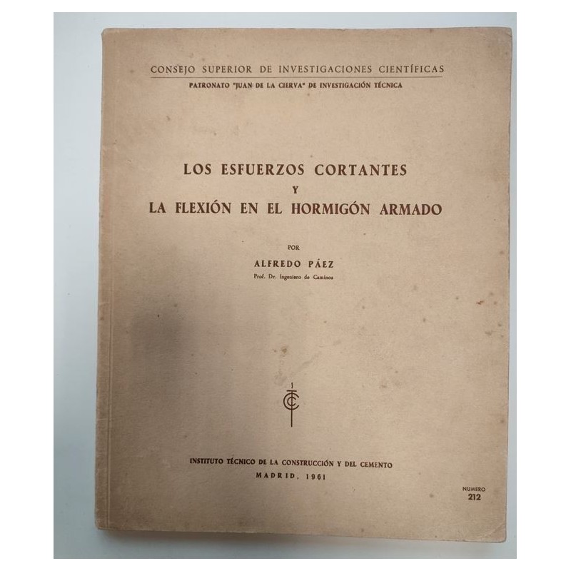 Los esfuerzos cortantes y la flexión en el hormigón armado