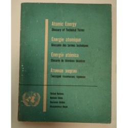 Energía atómica. Glosario de términos técnicos