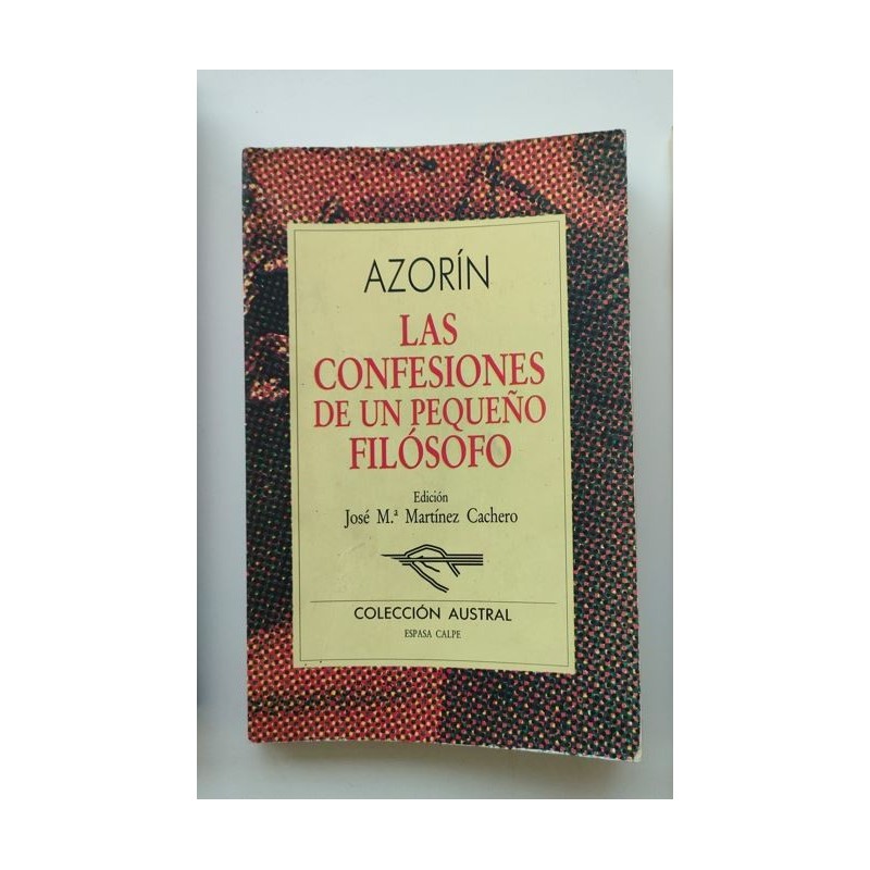 Las confesiones de un pequeño filósofo