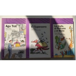 Pack tres libros. El superzorro, Agu Trot, La jirafa, el pelícano y el mono