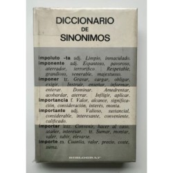 Diccionario de sinónimos