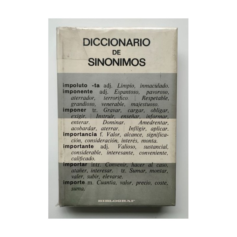 Diccionario de sinónimos