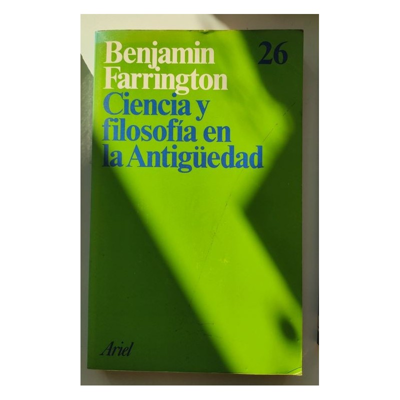 Ciencia y filosofía en la antigüedad