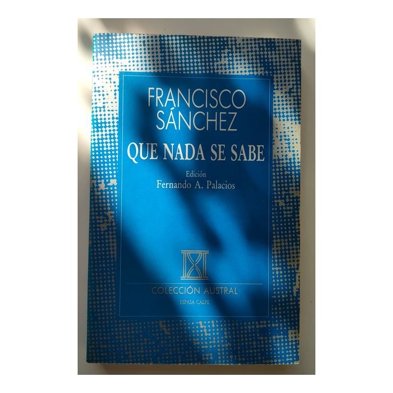 Que nada se sabe
