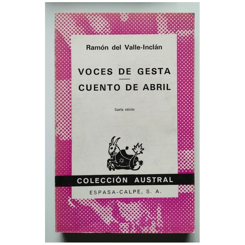 Voces de gesta  Cuento de abril