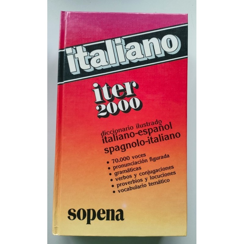 Diccionario Iter2000 italiano-español, español-italiano